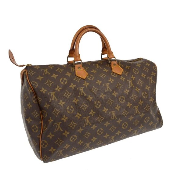LOUIS VUITTON MONOGRAM SPEEDY 40 DUFFLE HANDBAG M41522 VI863 RQ00250 - Picture 2 of 9